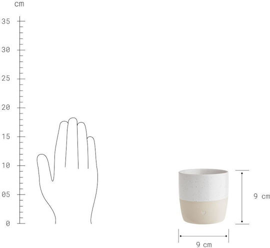 Butlers Cană Ceramică Albă 350ml