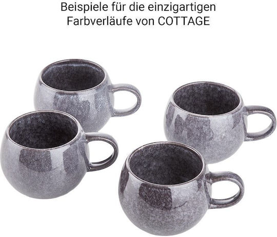Butlers Becher Keramik Blau 350ml