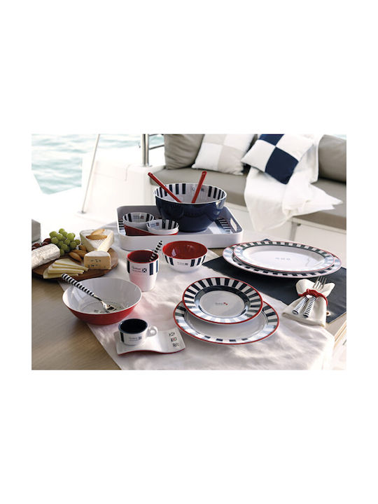 Marine Business Mug Plastic White 6pcs