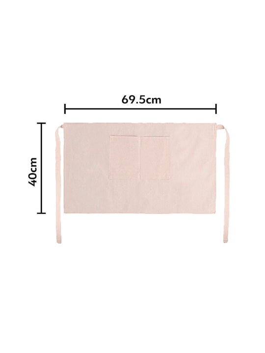 Koupakoupa Küchenschürze Beige 69x40cm KP_15506_APRON-WAIST-LINEN 1Stück