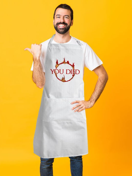 Koupakoupa Wasserdicht Küchenschürze Weiß KP_15894_APRON-BBQ-ADULT 1Stück