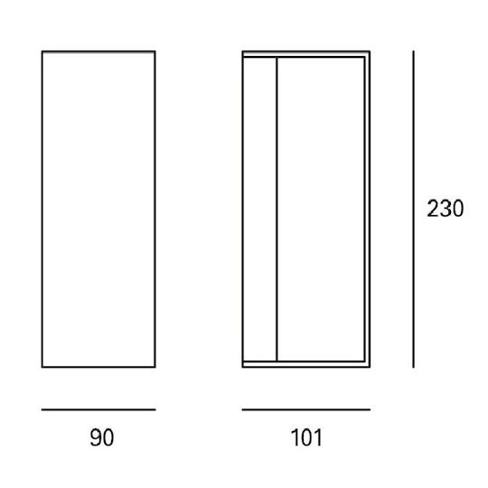Forlight Wall-Mounted Outdoor Ceiling Light IP65