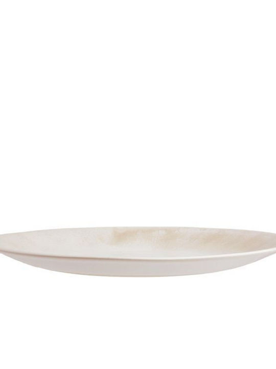 Butlers Atlantis Plate Shallow Ceramic Beige with Diameter 23cm
