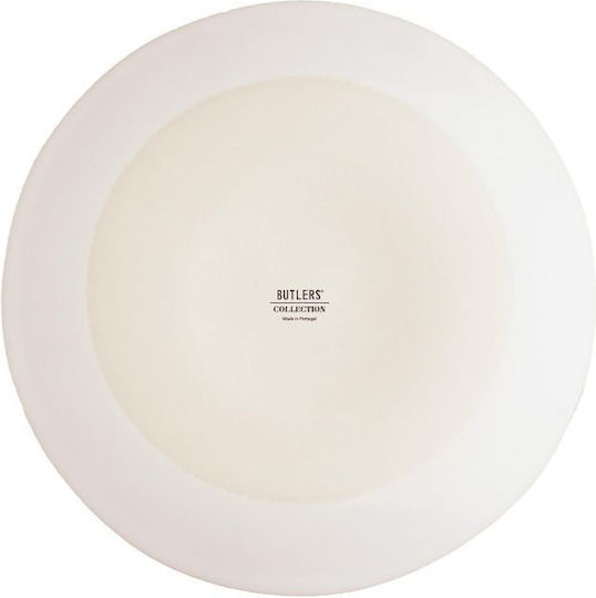 Butlers Atlantis Teller Untiefe Keramik Beige mit Durchmesser 23cm