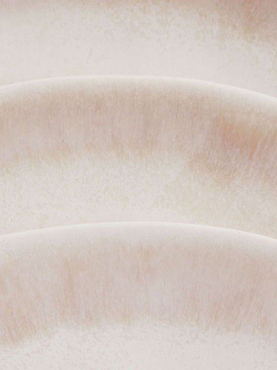 Butlers Atlantis Plate Shallow Ceramic Beige with Diameter 23cm