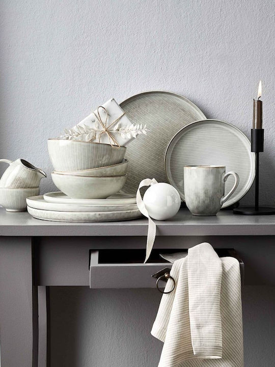 Butlers Henley Plate Shallow Ceramic White with Diameter 26.5cm