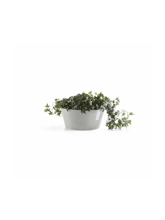 Ecopots Frankfurt Γλάστρα σε Γκρι Χρώμα 40x18cm