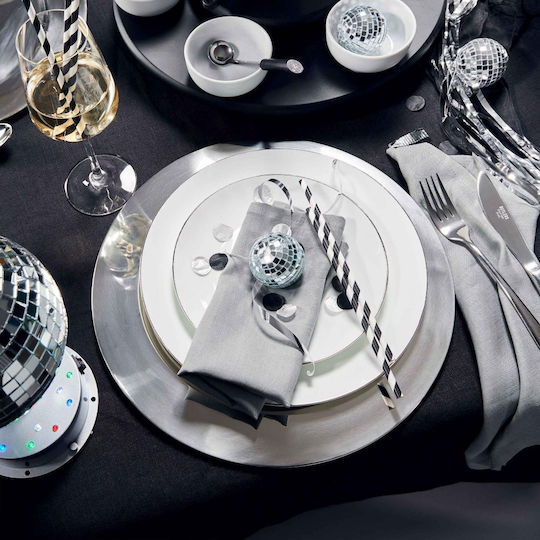 Butlers Piatto Πιάτο Ρηχό Inox Ασημί