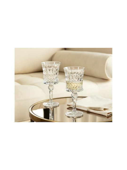 Madame Coco Set de Pahare pentru Vin Roșu din Sticlă Fără Colțuri 142ml 4buc