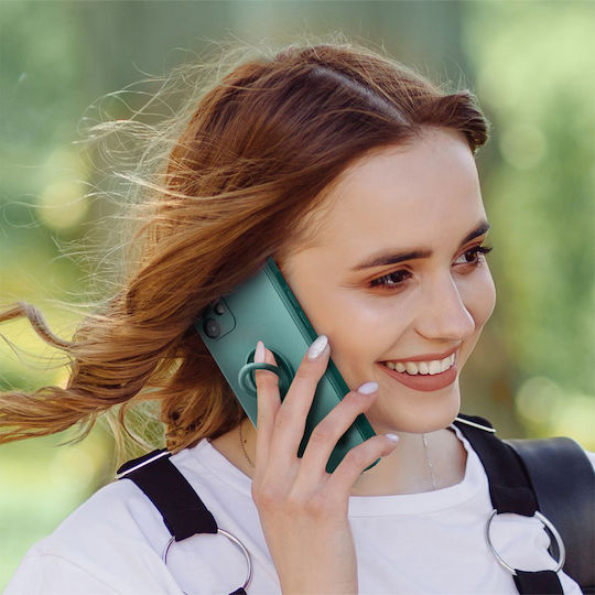 5G Silicone Back Cover Green (Galaxy A54)