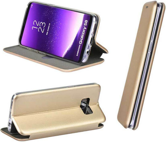 Elegance Buchen Sie Kunststoff / Synthetisches Leder / Silikon Gold (Realme C35)