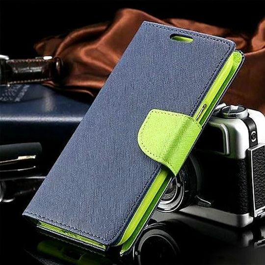 Wallet Piele artificială Albastru marin (Huawei P Smart 2021)