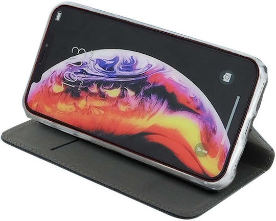 Smart Back Cover Δερματίνης Μαγνητικό Μαύρο (Poco X5)