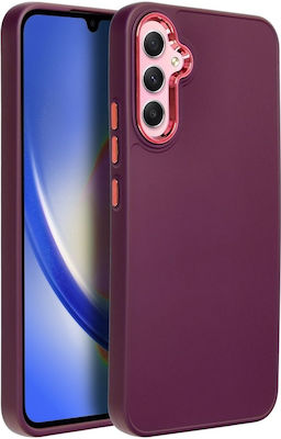 Silicone Back Cover Purple (Galaxy A34)