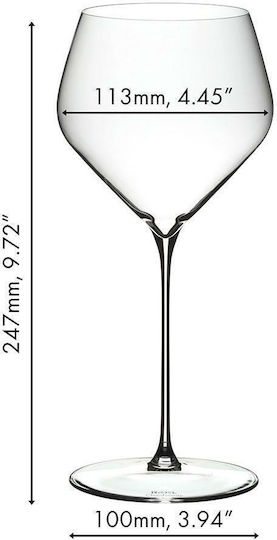 Riedel Set de pahare pentru Vin Alb din Cristal Cu picior 2buc Riedel Set de pahare pentru Vin Alb din Cristal Cu picior 2buc