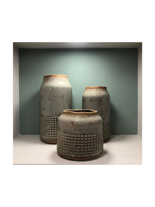 keleman Decorative Vase Gray 16.5x31x31cm