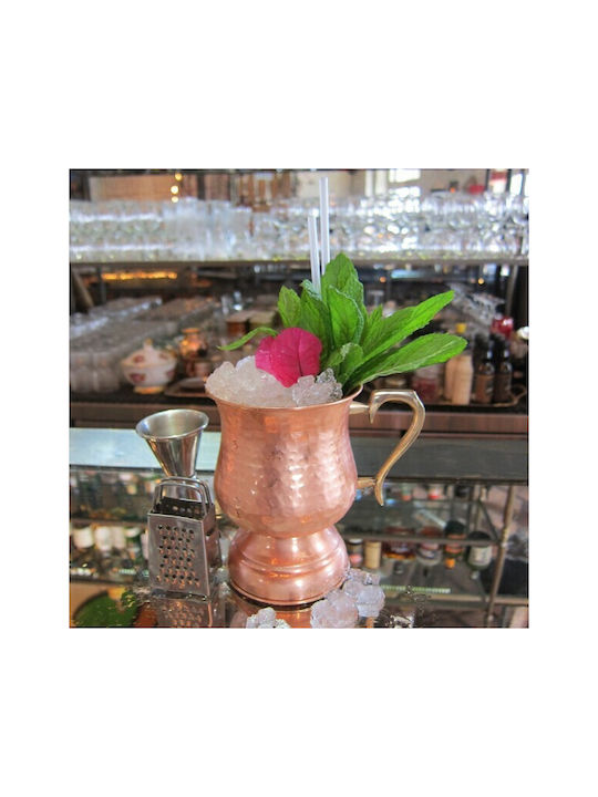 Karni Glass Cocktail/Drinking made of Copper in Rose Gold Color 440ml