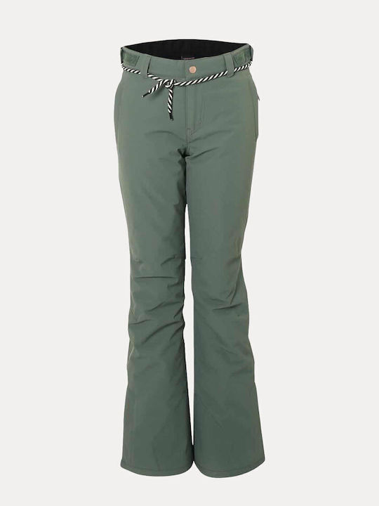 Brunotti Sunleaf 1-1924053651-739 Pantaloni de schi și snowboard pentru copii Ski & Snowboard Verde