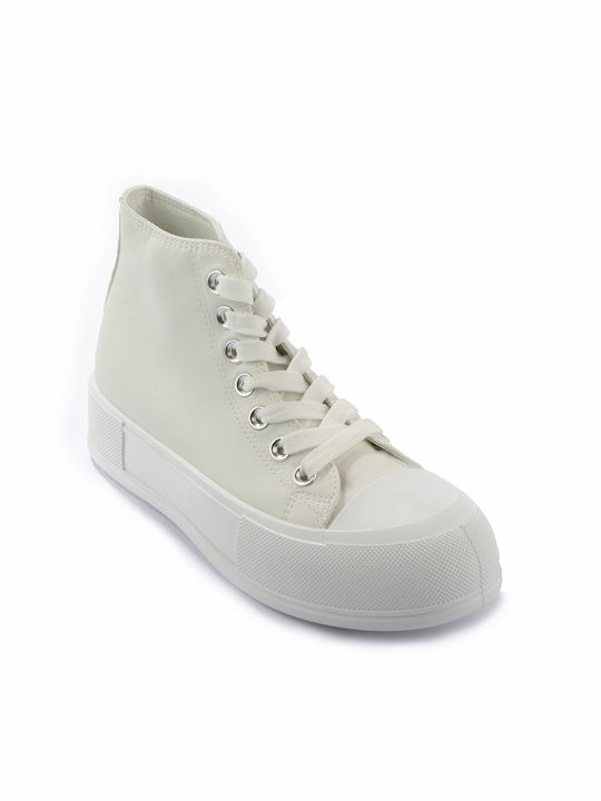 Fshoes Flatforms Boots White