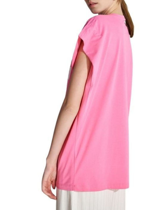 Ale - The Non Usual Casual Women's Summer Blouse Sleeveless Pink