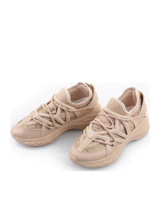 Γυναικεία Sneakers Μπεζ