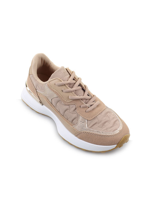 Fshoes Damen Sneakers Beige