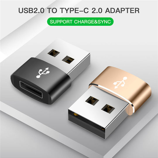 Techsuit Convertor USB-C Feminin În USB-A Masculin 1 Bucată