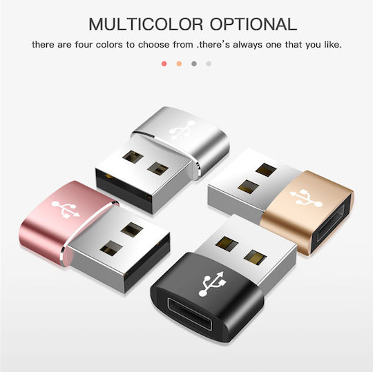 Techsuit Convertor USB-C Feminin În USB-A Masculin 1 Bucată