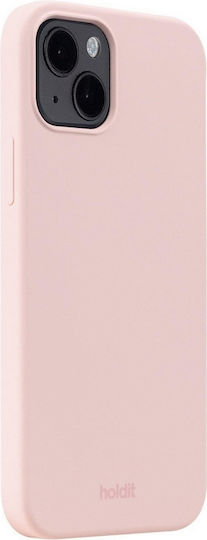 Holdit Back Cover Σιλικόνης 0.8mm Ροζ (iPhone 14 Plus)