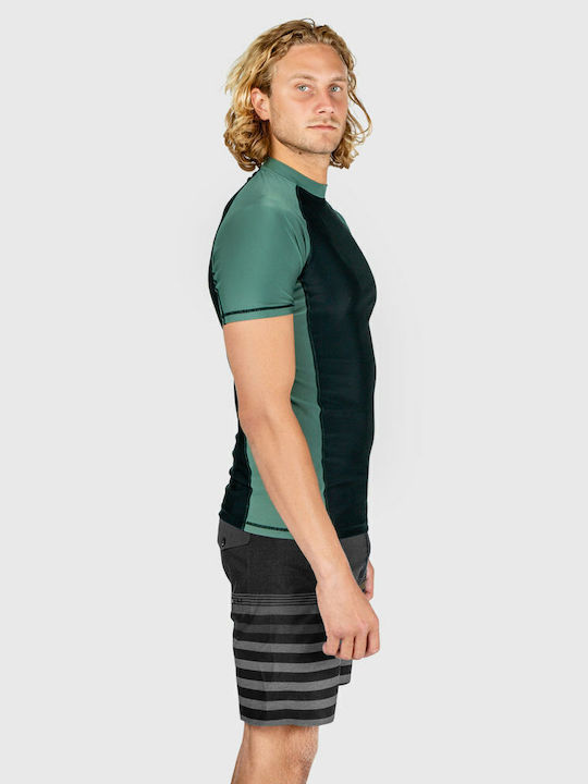 Brunotti Waimea Men's Short Sleeve Sun Protection Shirt Green