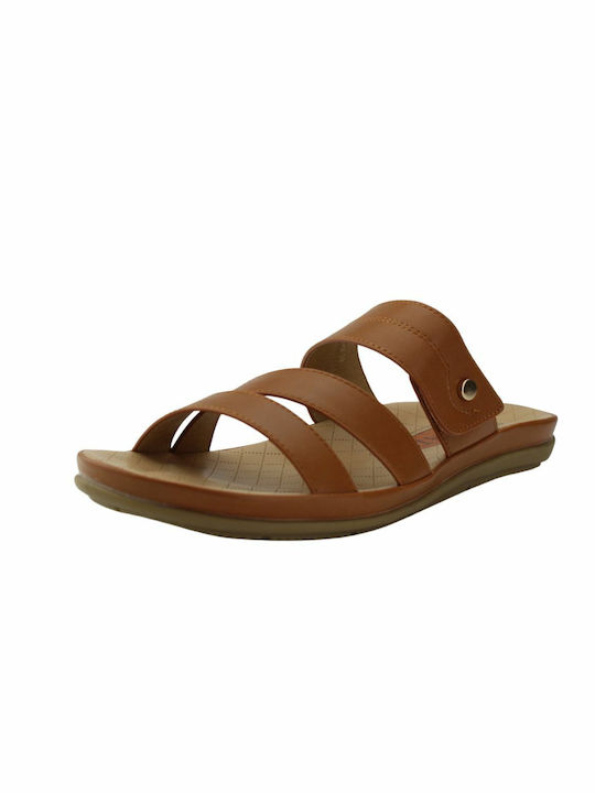 Aerostep Anatomic Leather Women's Sandals Tabac Brown