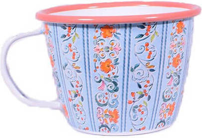 SP Souliotis Cana Floral Metalică Albastră