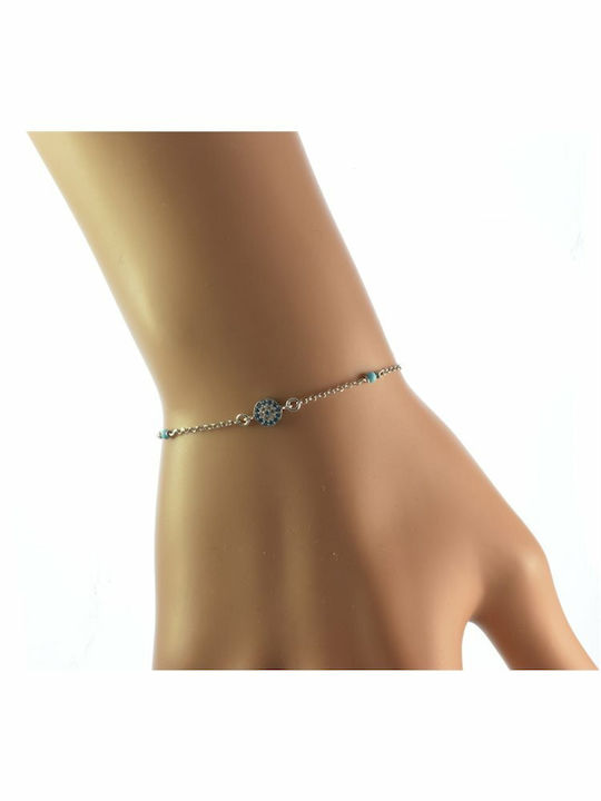 Paraxenies Bracelet Chain with design Eye made of Silver