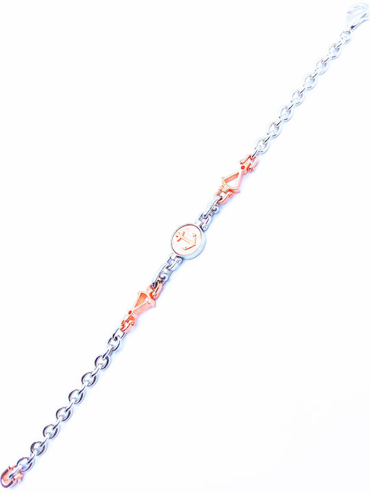 PS Silver Bracelet Chain with design Anchor made of Silver Gold Plated