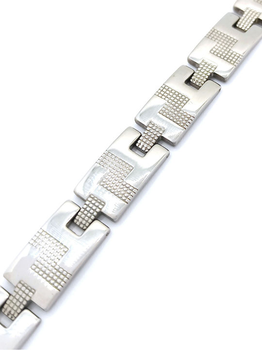 PS Silver Bracelet made of Steel