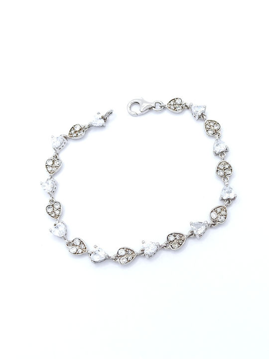 PS Silver Bracelet Riviera made of Silver with Zircon