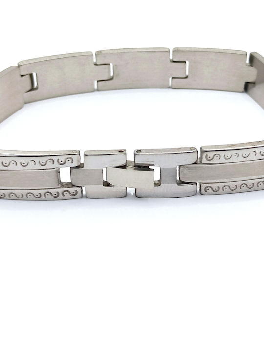 PS Silver Bracelet made of Steel