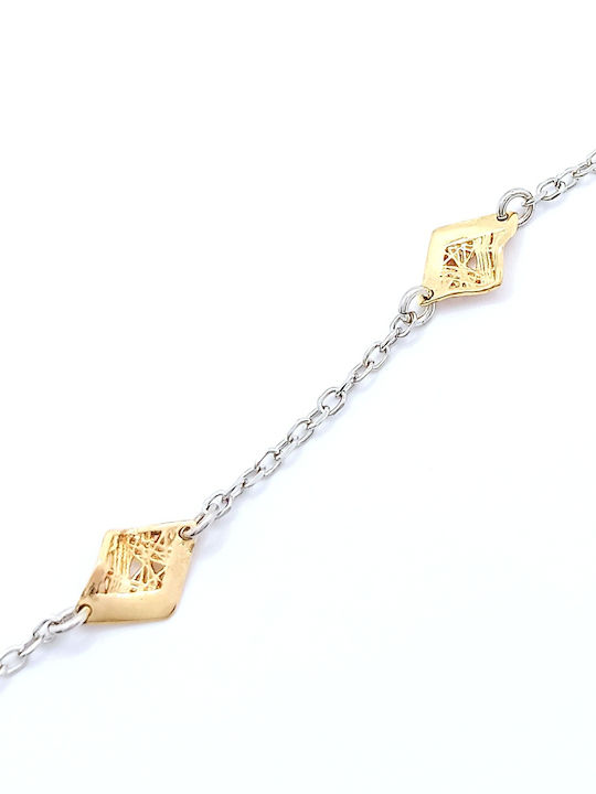 PS Silver Bracelet Chain made of Silver Gold Plated