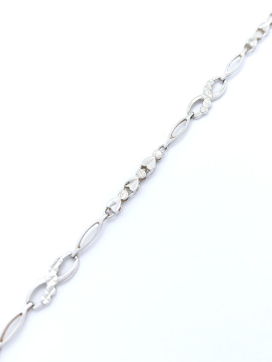 PS Silver Bracelet Chain with design Infinity made of Silver