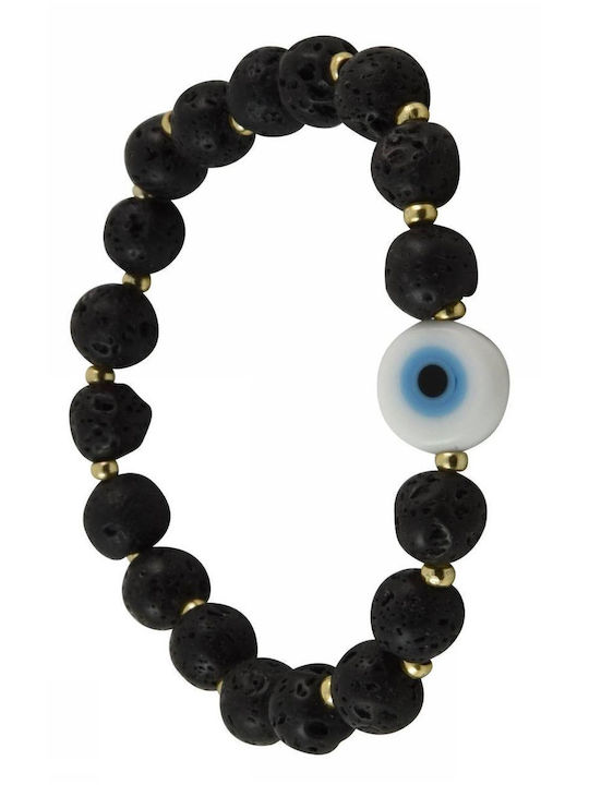 Tatu Moyo Bracelet with design Eye with Lava Stones