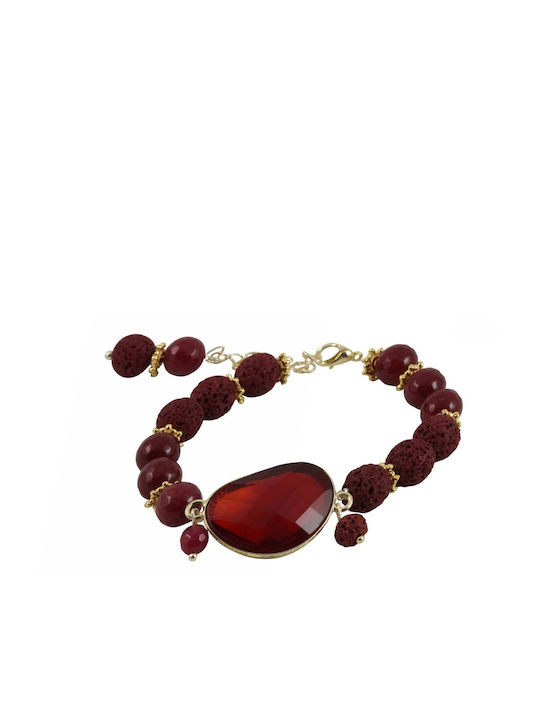 Tatu Moyo Bracelet with Lava Stones