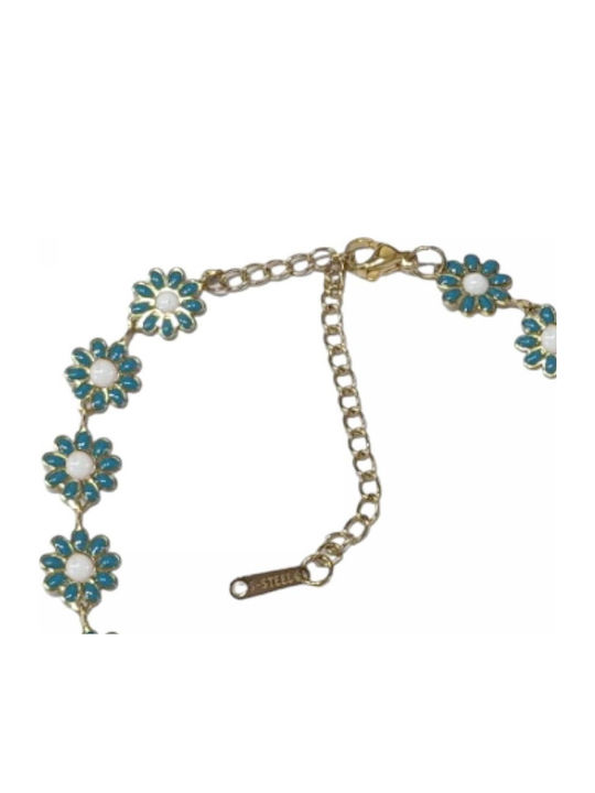 Kostibas Fashion Επιχρυσωμένη Αλυσίδα Ποδιού από Ατσάλι Kostibas Fashion Επιχρυσωμένη Αλυσίδα Ποδιού από Ατσάλι