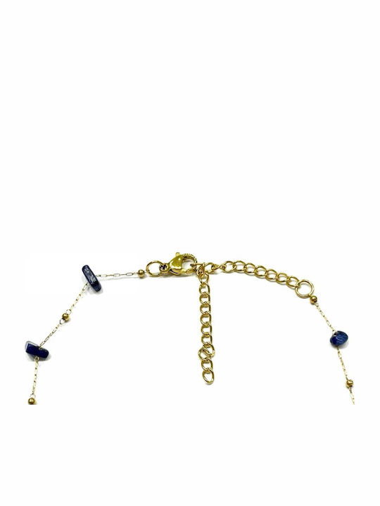 Kostibas Fashion Златна Верига За Глезен От Стомана