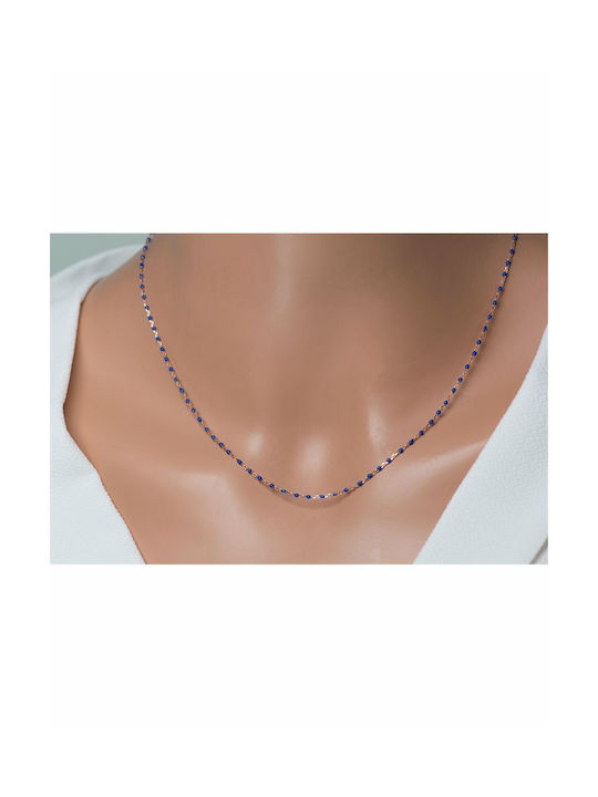Paraxenies Necklace Rosary from Silver Black