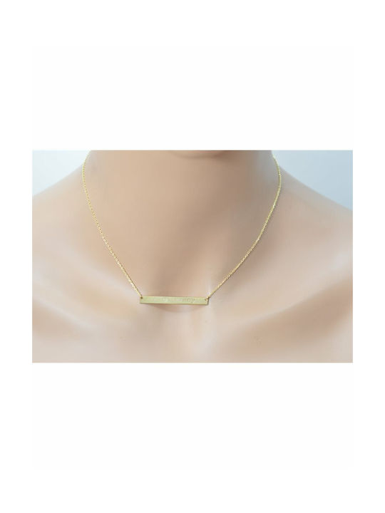 Paraxenies Necklace Mum from Gold Plated Silver