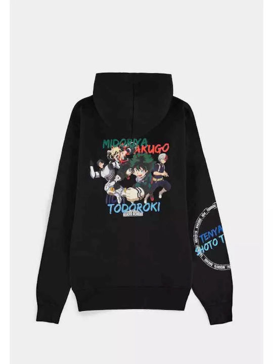 Difuzed My Hero Academia Hooded Jacket Black