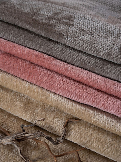 Palamaiki Chloee Decke Fleece Einzeln 160x220cm Rosa