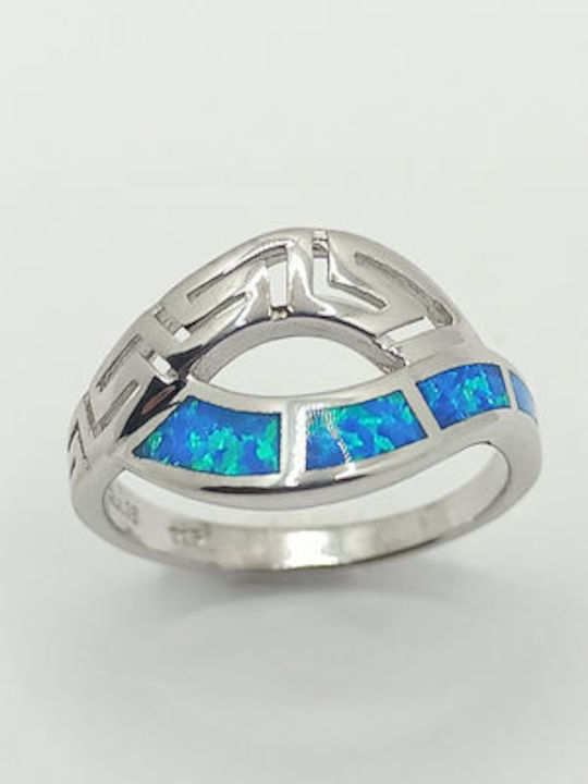 PS Silver Ring with Stones made of Silver