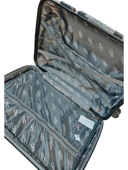 Diplomat Seagull Cabin Travel Suitcase Hard Turquoise with 4 Wheels Height 52cm SG180