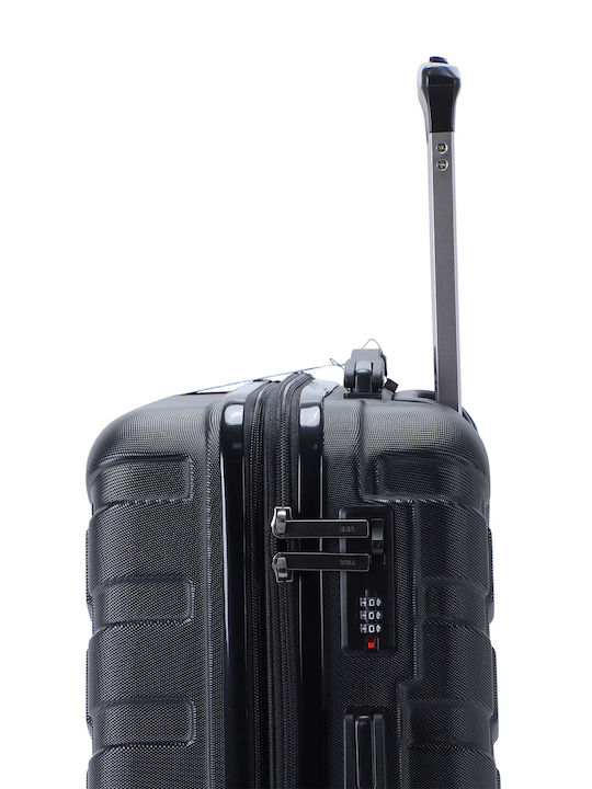 Lavor 1-602 Medium Travel Suitcase Hard Black with 4 Wheels Height 65cm 1-602